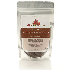 Pomegranate Arils - Milk Chocolate Covered, 1.8 oz, Extreme Health USA