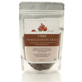 Pomegranate Arils - Milk Chocolate Covered, 5 oz, Extreme Health USA