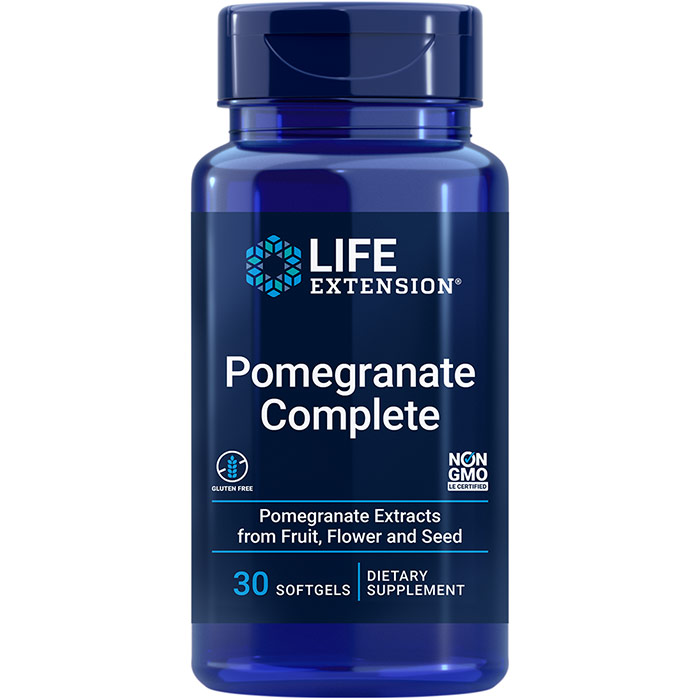 Pomegranate Complete, Extract from Fruit, Flower & Seed, 30 Softgels, Life Extension
