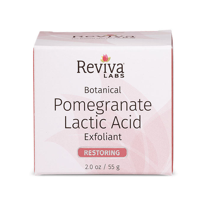 Reviva Labs Botanical Pomegranate Lactic Acid Exfoliant, 2 oz
