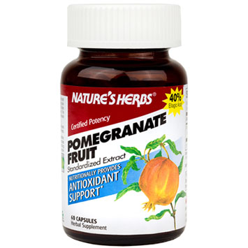 Nature's Herbs Pomegranate Extract Power, 60 Capsules, Nature's Herbs