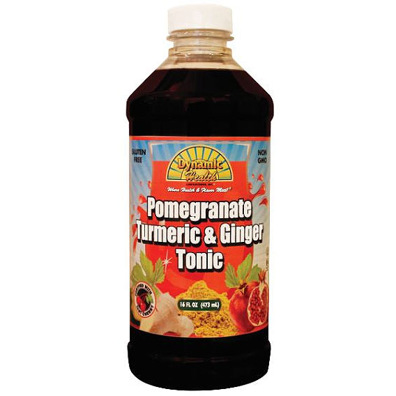 Pomegranate Turmeric & Ginger Tonic Liquid, 16 oz, Dynamic Health Labs