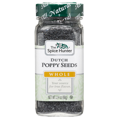 Poppy Seeds, Dutch, Whole, 2.4 oz x 6 Bottles, Spice Hunter