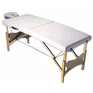 Generic Portable Massage Bed, Movable, White