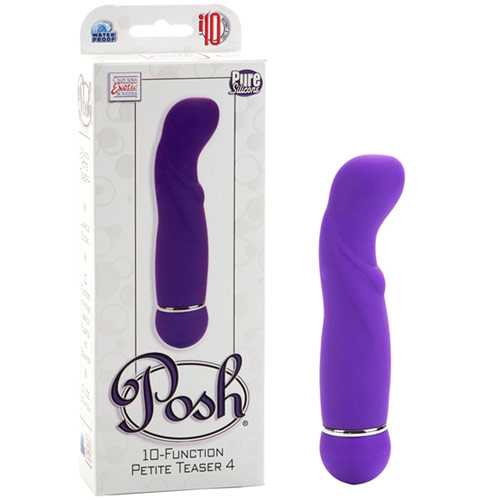 Posh 10-Function Petite Teaser 4 Vibrator, Purple, California Exotic Novelties