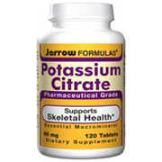 Potassium Citrate, 120 Tablets, Jarrow Formulas
