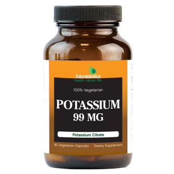 Potassium Citrate 99 mg, 90 Vegetarian Capsules, FutureBiotics