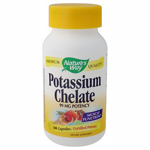 Potassium Chelate 99mg 100 caps from Natures Way