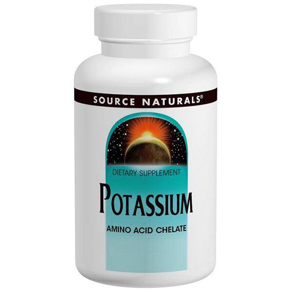 Potassium Chelate 99mg 100 tabs from Source Naturals