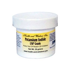 Potassium Iodide USP Grade, 26 g, Health and Wisdom Inc.
