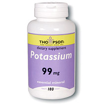 Potassium Organic 99mg 180 tabs, Thompson Nutritional Products