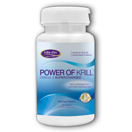 Life-Flo Life-Flo Power of Krill, Antarctic Krill Oil, 60 Softgels, LifeFlo