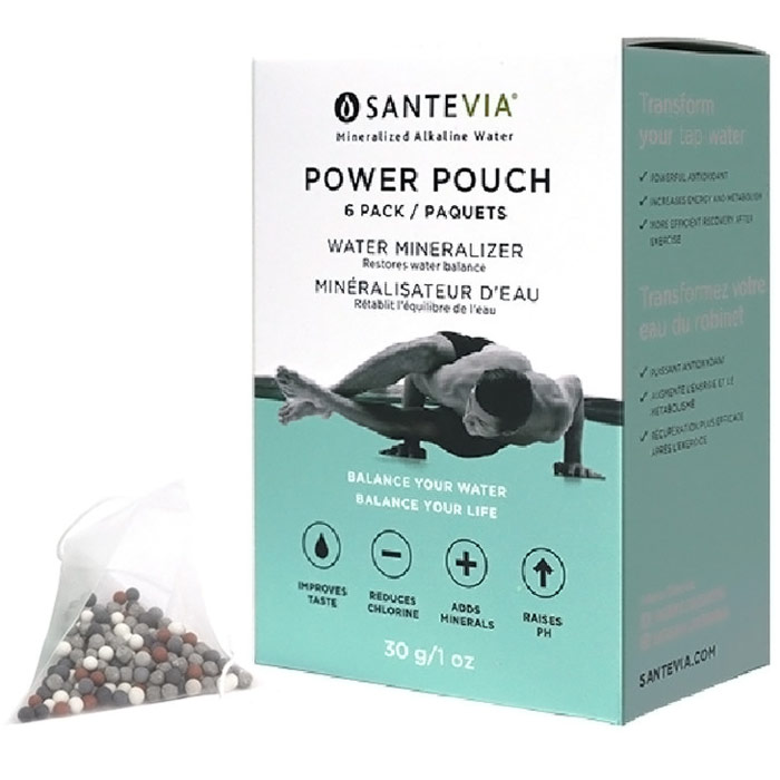 Power Pouch, Water Mineralizer, 6 Pack, Santevia Water Systems