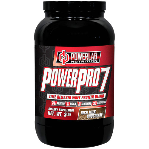 Powerlab Nutrition Power Pro 7 Protein (Power Pro7), 3 lb, Powerlab Nutrition