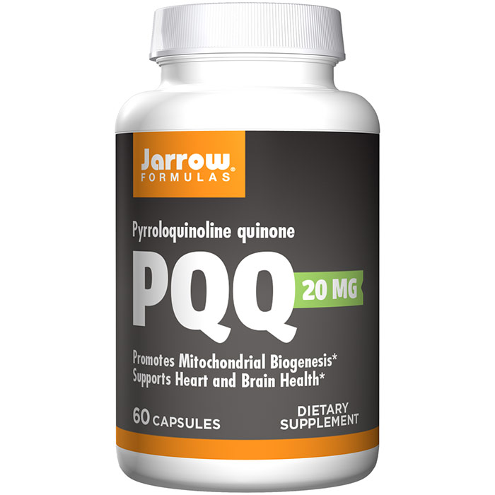 PQQ (Pyrroloquinoline Quinone) 20 mg, Value Size, 60 Capsules, Jarrow Formulas