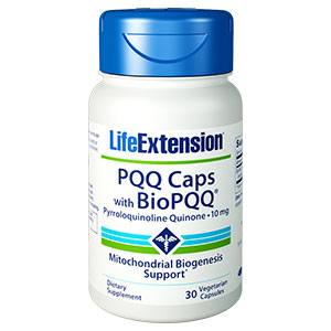 PQQ Caps with BioPQQ, 10 mg, 30 Vegetarian Capsules, Life Extension