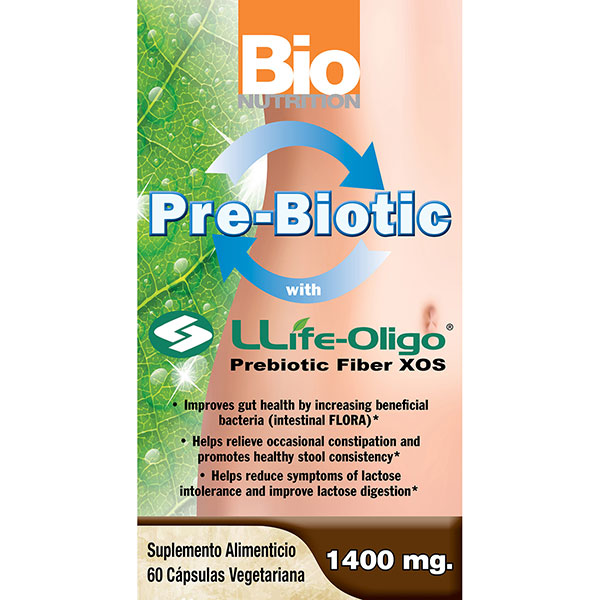 Pre-Biotic Fiber with Llife-Oligo, 60 Vegetarian Capsules, Bio Nutrition Inc.