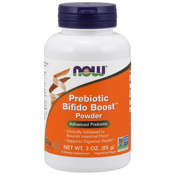 Prebiotic Bifido Boost Powder, 3 oz, NOW Foods