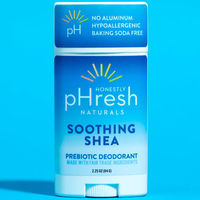 Prebiotic Deodorant Stick for Women, Soothing Shea, 2.25 oz, Honestly pHresh