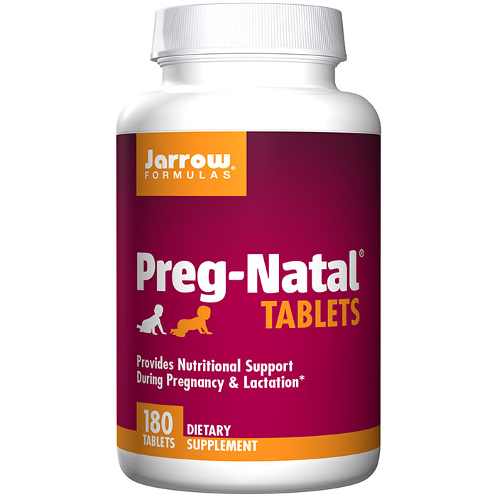 Preg-Natal, Nutritional Support During Pregnancy & Lactation, 180 Tablets, Jarrow Formulas