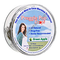 Preggie Pop Drops, Green Apple, 21 Pieces, Three Lollies LLC