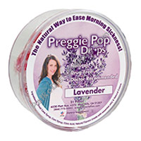 Preggie Pop Drops, Lavender, 21 Pieces, Three Lollies LLC