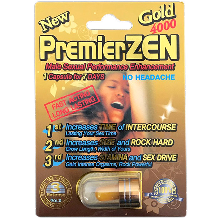 PremierZen Gold, Male Sexual Performance Enhancement, 1 Capsule
