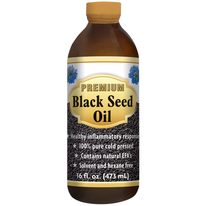 Premium Black Seed Oil, Value Size, 16 oz, Bio Nutrition Inc.