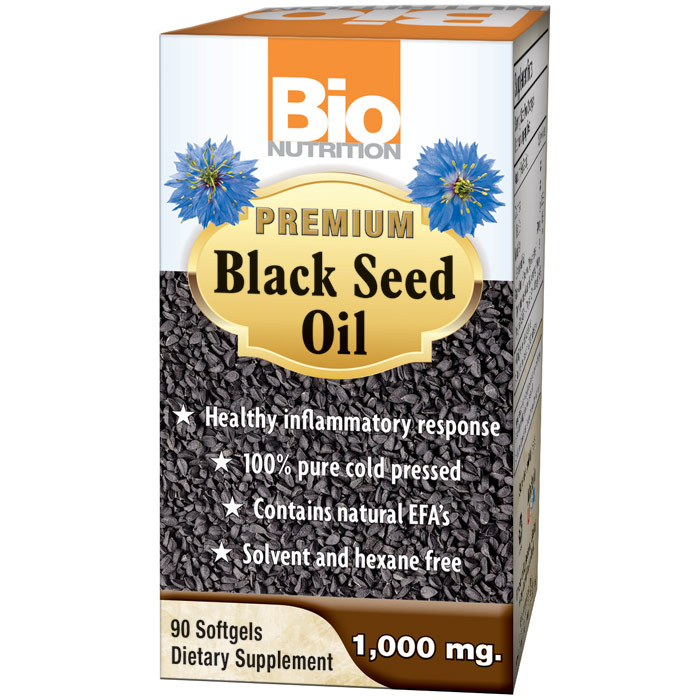 Premium Black Seed Oil, 90 Softgels, Bio Nutrition Inc.