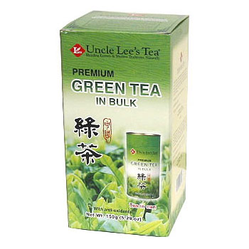 Uncle Lee's Tea Premium Original Green Tea in Bulk, 5.29 oz x 6 Can, Uncle Lee's Tea