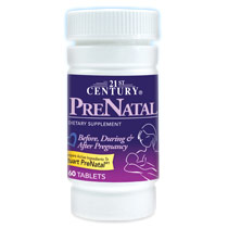 PreNatal, Vitamins & Minerals, 60 Tablets, 21st Century HealthCare