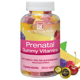 Nutrition Now Prenatal Gummy Vitamins Chewable, 75 Chews, Nutrition Now