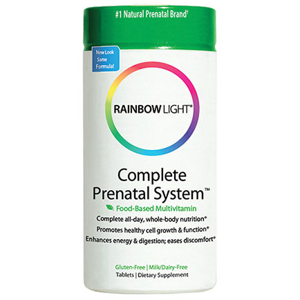 Complete Prenatal System, Food-Based Multivitamin, 180 Tablets, Rainbow Light