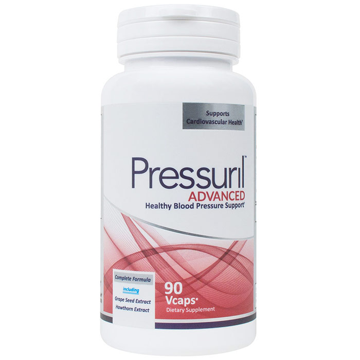 Pressuril, Advanced Healthy Blood Pressure Support, 90 Capsules, Newton-Everett