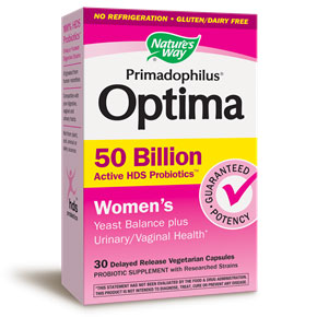 Primadophilus Optima Womens Probiotic, 50 Billion, 30 Vegetarian Capsules, Natures Way