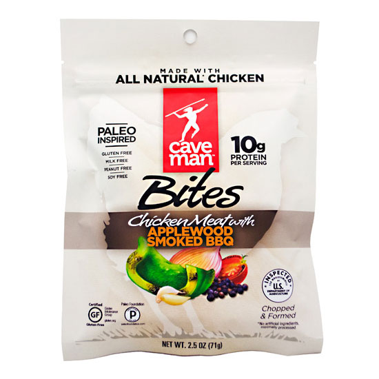 Primal Bites, With All Natural Chicken, 2.5 oz, Caveman Foods