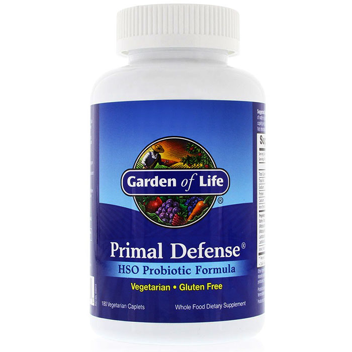 Primal Defense, Value Size, 180 Caplets, Garden of Life