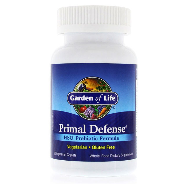 Primal Defense, Whole Food HSO Probiotic, 90 Caplets, Garden of Life