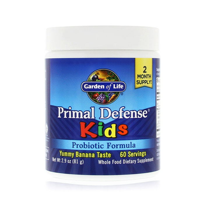 Primal Defense Kids Powder, Whole Food Probiotic, 76.8 g, Garden of Life