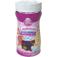 Disney Vitamins Princess Gummies, Chewable Childrens Multi-Vitamins, 60 Chews