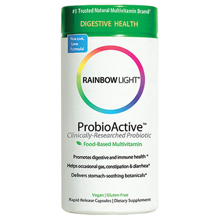 ProbioActive, Food-Based Probiotic, 90 Rapid Release Capsules, Rainbow Light