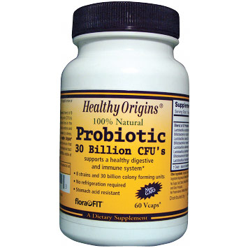 Probiotic, 30 Billion CFUs, 60 Vcaps, Healthy Origins