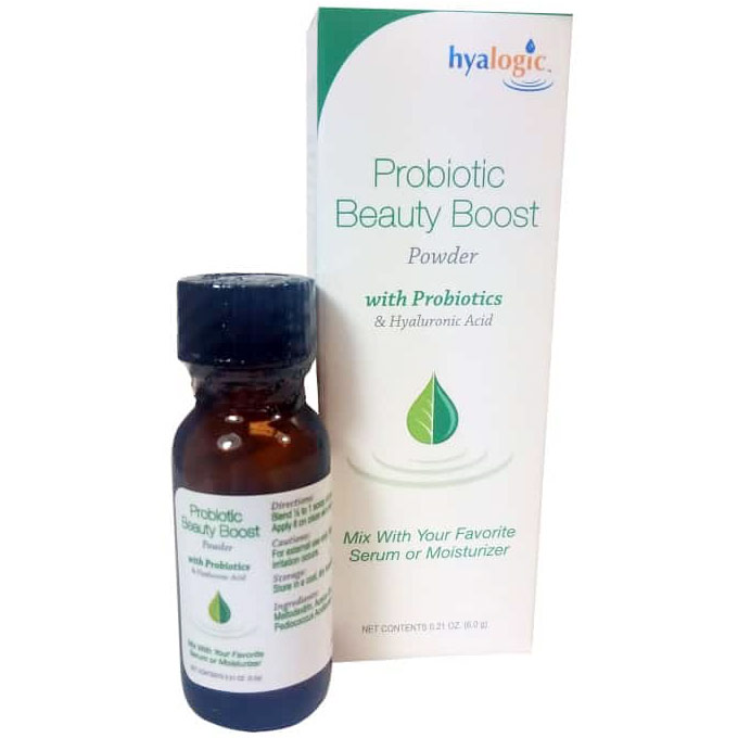 Probiotic Beauty Boost Powder, with Probiotics & Hyaluronic Acid, 0.21 oz, Hyalogic