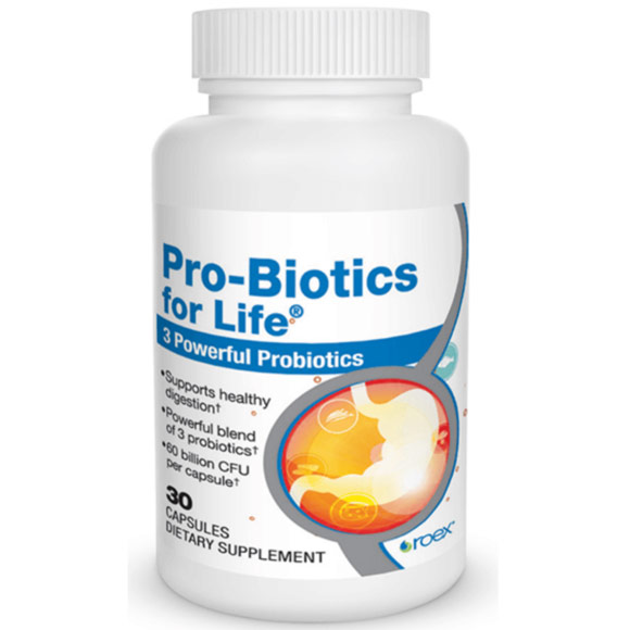 Roex Pro-Biotics For Life, 30 Vegetable Capsules, Roex