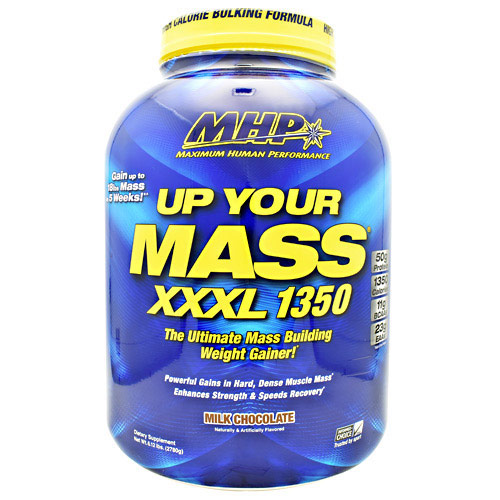 MHP Up Your Mass XXXL 1350, Milk Chocolate, 6.12 lb, Maximum Human Performance