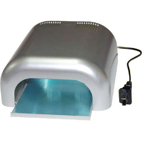 Professional UV Lamp Nail Dryer 36 Watts (110V), For One Hand Use, Silver Color