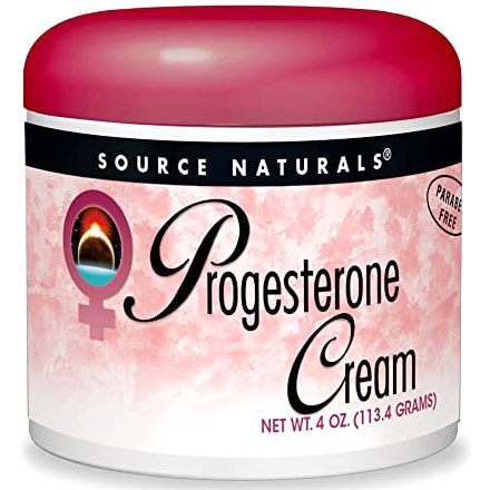 Progesterone Cream Jar Liposomal 4 oz from Source Naturals