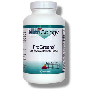 NutriCology/Allergy Research Group ProGreens with Advanced Probiotics 180 caps from NutriCology