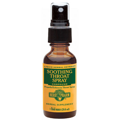 Soothing Throat Spray, 1 oz, Herb Pharm (Formerly Propolis Echinacea Throat Spray)