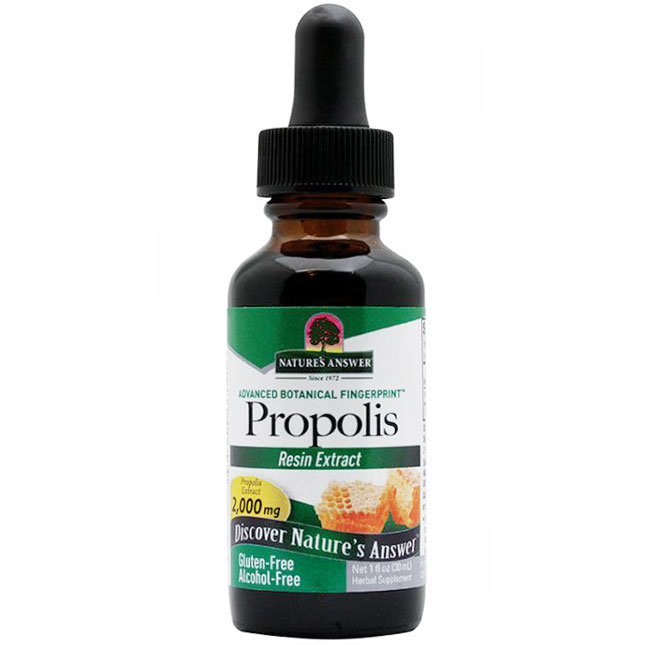 Propolis Resin Alcohol Free Extract Liquid 1 oz from Natures Answer